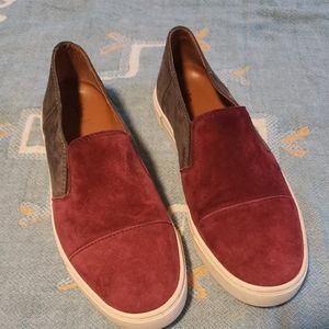 Frye Colorblock Suede Slip On Sneakers Size Womens 6.5
